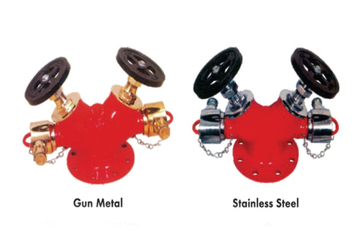 DOUBLE HYDRANT VALVE